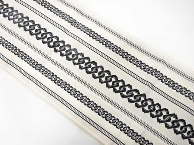 アンティーク　吉原繋ぎ模様織り出し踊り帯（材料）